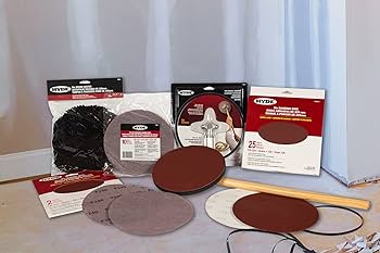 Hyde 09977 Radial Sander and Hyde Round Abrasive Sanding